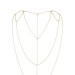 Ланцюжок для спини Bijoux Indiscrets Magnifique Back and Cleavage Chain Золотий