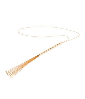 Цепочка плеть на шею Bijoux Indiscrets MAGNIFIQUE Necklace Whip Золотая