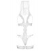 Костюм невесты Leg Avenue G-string teddy, veil & garter White One size, с открытой грудью