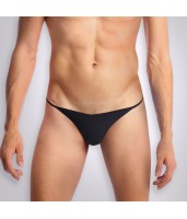 Чоловічі трусики з силіконовою анальною пробкою Art Sex - Sexy Panties plug size M Black XS-2XL