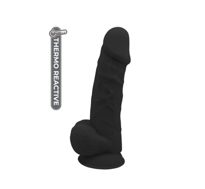 Фалоімітатор термоактивний Dreamtoys Real Love 8.5 Чорний