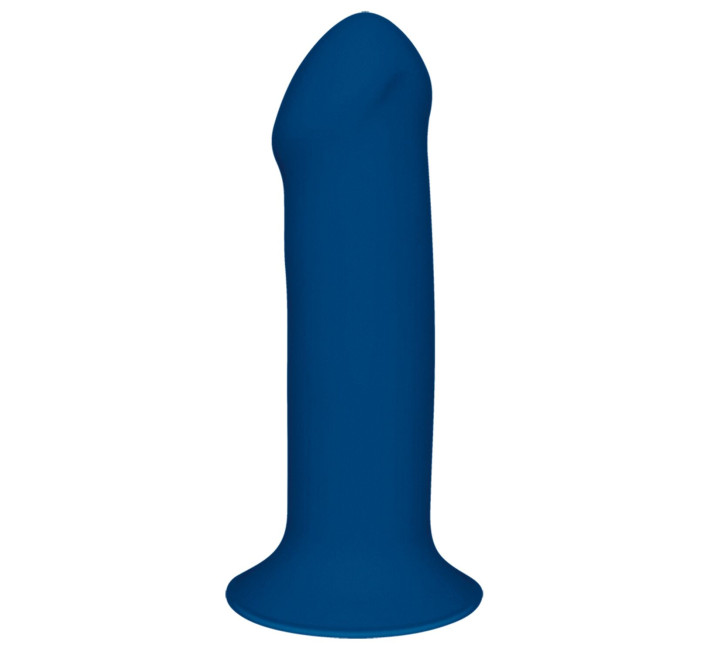 Двухслойный дилдо Adrien Lastic Hitsens 1 Blue, подходит для страпона, диаметр 4,5 см, длина 17,7 см.