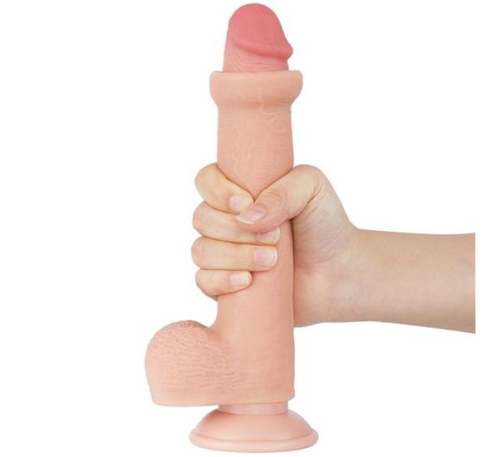 Фаллоимитатор LoveToy Sliding-Skin Dual Layer Dong 9 1000 Flesh