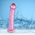 Фалоімітатор LoveToy Glass Romance 7.5 236 Pink