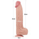 Фаллоимитатор LoveToy Sliding-Skin Dual Layer Dong 14 Flesh