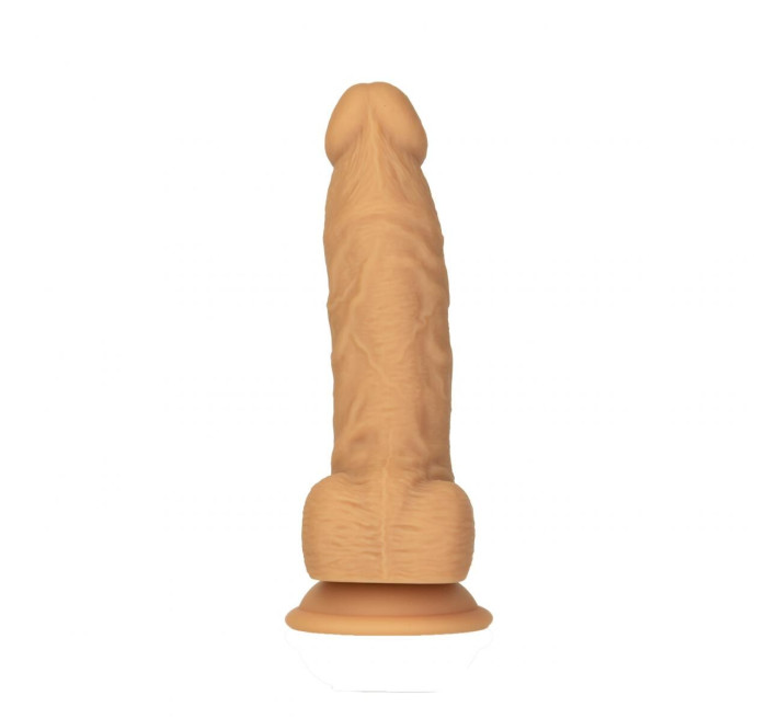 Фалоімітатор Naked Addiction - 8″ Silicone Dual Density Dildo Vanilla, віброкуля в подарунок