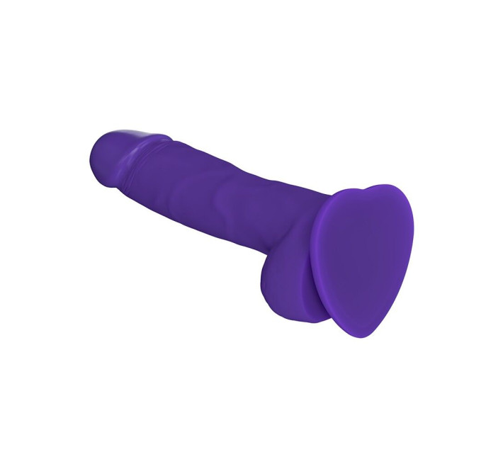 Реалістичний фалоімітатор Strap-On-Me SOFT REALISTIC DILDO Фіолетовий Size L