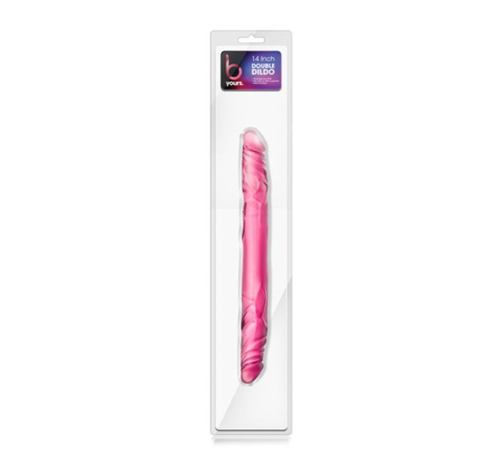 Двойной фаллоимитатор Blush B Yours 14Inch Double Dildo Розовый