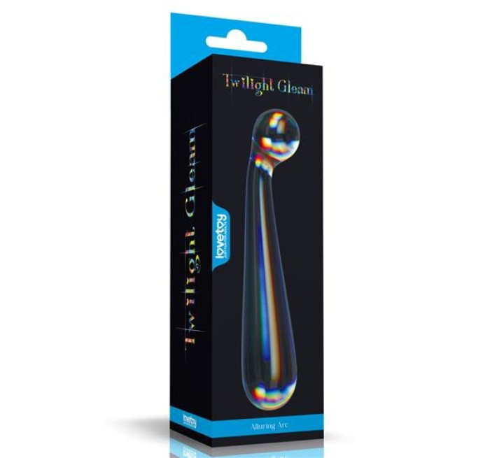 Фалоімітатор LoveToy Twilight Gleam Glass Dildo Alluring Arc