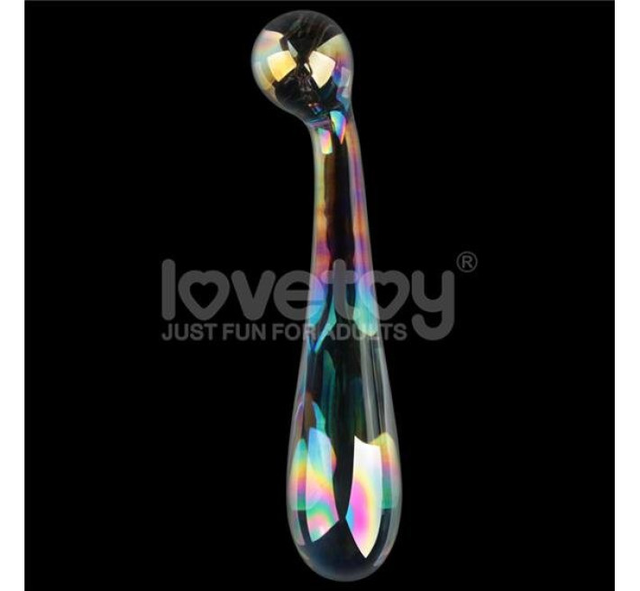 Фалоімітатор LoveToy Twilight Gleam Glass Dildo Alluring Arc