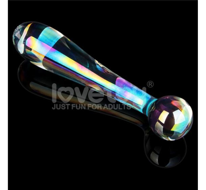 Фалоімітатор LoveToy Twilight Gleam Glass Dildo Alluring Arc
