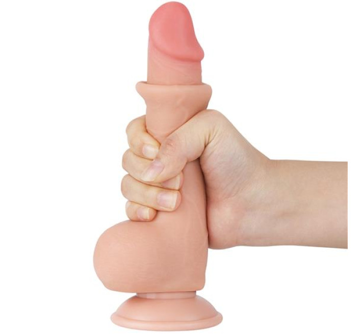 Фаллоимитатор LoveToy Sliding-Skin Dual Layer Dong 7.5 993 Flesh