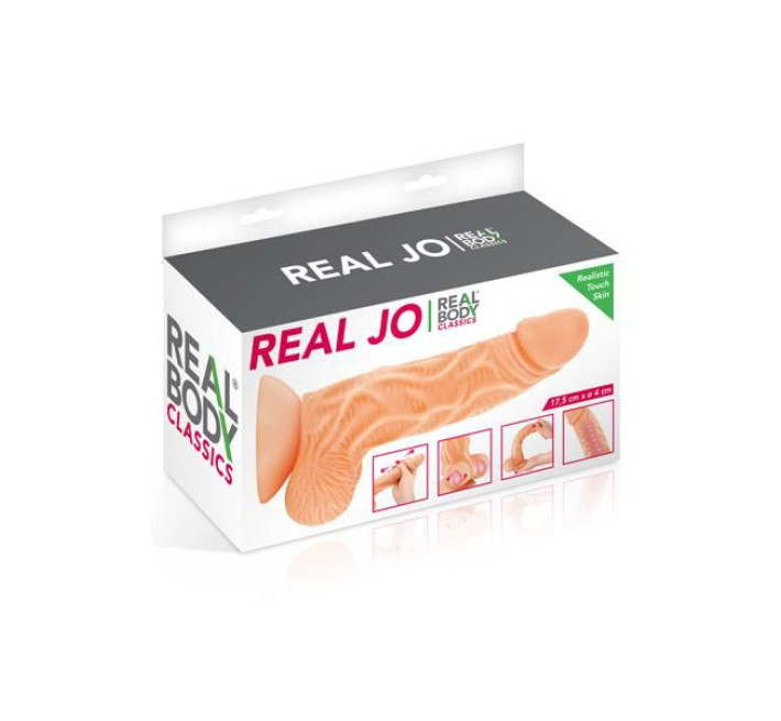 Фаллоимитатор с подвижной крайней плотью Real Body Real JO