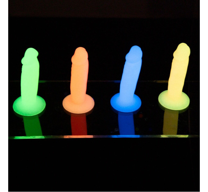 Набір фалоімітаторів ADDICTION Silly Willy Glow in the Dark 12 шт