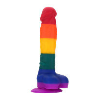 Райдужний фалоімітатор Dreamtoys Colourful Love Dildo 21.5 см