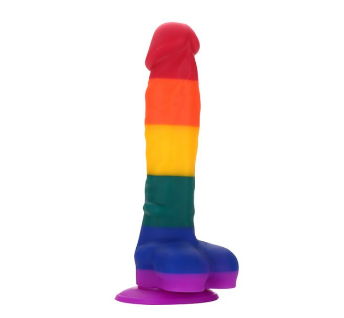 Райдужний фалоімітатор Dreamtoys Colourful Love Dildo 21.5 см
