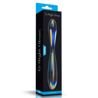 Фалоімітатор LoveToy Twilight Gleam Glass Dildo Double Delight