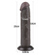 Фаллоимитатор LoveToy Sliding-Skin Dual Layer Dong 8 Black