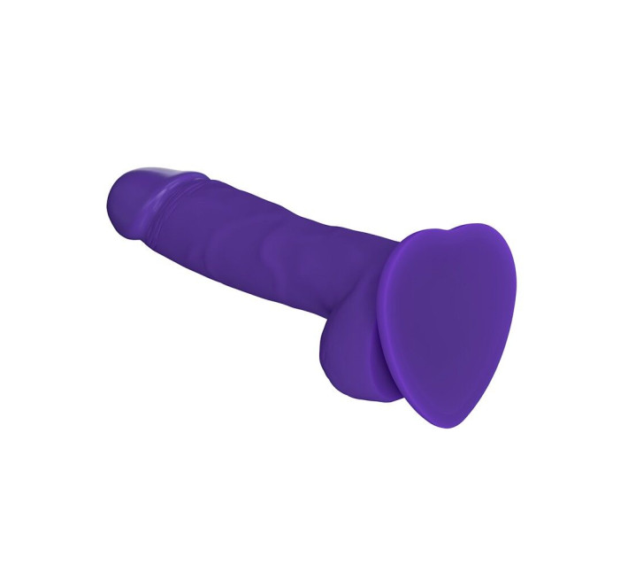 Реалистичный фаллоимитатор Strap-On-Me SOFT REALISTIC DILDO Фиолетовый Size M