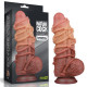 Фалоімітатор LoveToy Dual-Layered Silicone Cock With Rope 9.5 Flesh 931