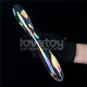Фалоімітатор LoveToy Twilight Gleam Glass Dildo Double Delight