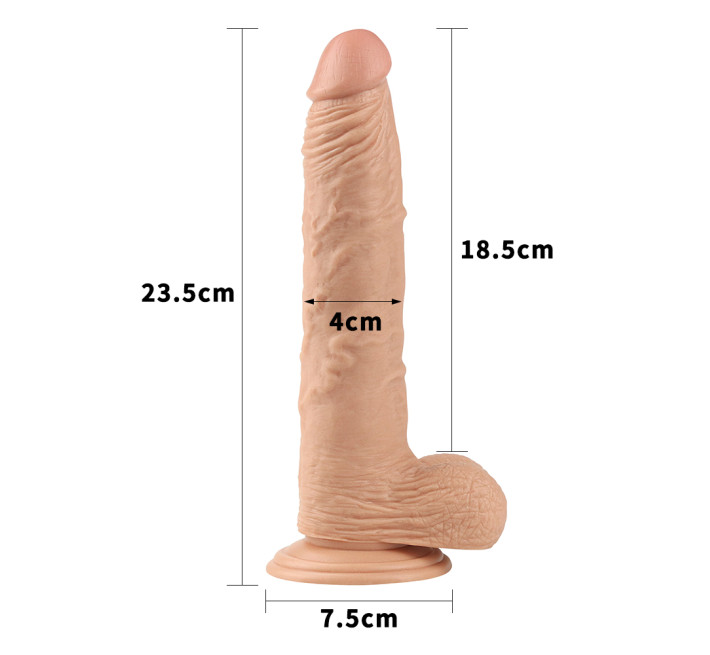 Фаллоимитатор LoveToy Real Extreme Dildo 9.5