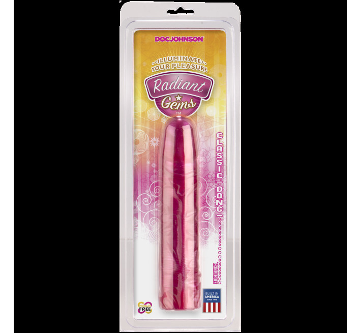 Фалоімітатор Doc Johnson Radiant Gems 8 Inch Dong Рожевий