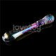 Фалоімітатор LoveToy Twilight Gleam Glass Dildo Twin Pleasures