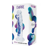 Прозорий фалоімітатор Alive Jelly Dildo Empire Прозорий фалоімітатор Alive Jelly Dildo Empire