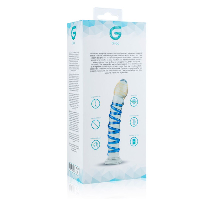 Скляний дилдо Gildo Glass Dildo No. 1