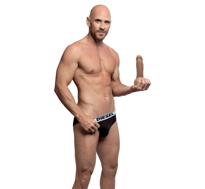 Фалоімітатор Fleshlight Guys: Johnny Sins Dildo, по зліпку пеніса, лисий з Браззерс