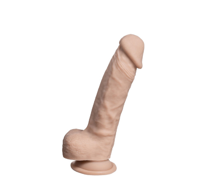 Фаллоимитатор SilexD Johnny Real Skin Flesh (7in MODEL 1), суперсофт-силикон+Silexpan, диаметр 3,8см