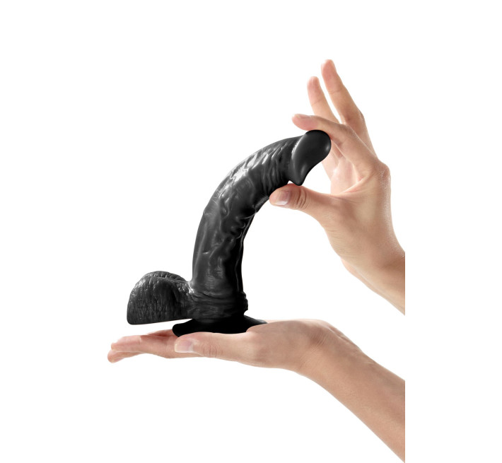 Фаллоимитатор на присоске Real Body Real Bruce Черный