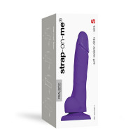 Реалістичний фалоімітатор Strap-On-Me SOFT REALISTIC DILDO Фіолетовий Size S Реалістичний фалоімітатор Strap-On-Me SOFT REALISTIC DILDO Фіолетовий Size S