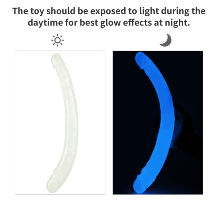 Фаллоимитатор LoveToy Lumino Play Double Dildo 14.5"