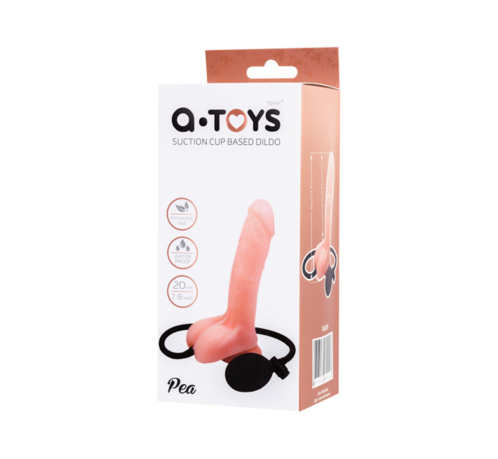 Фалоімітатор Toyfa A-TOYS 762001 Inflatable Dildo