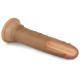 Фаллоимитатор LoveToy Dual-Layered Silicone Cock 7 Brown