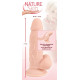Фалоімітатор Nature Skin Dildo with a Suction Cup Тілесний