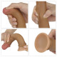 Фаллоимитатор LoveToy Dual-Layered Silicone Cock 7 Brown