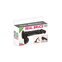 Фалоімітатор на присосці Real Body Real Bruce Чорний