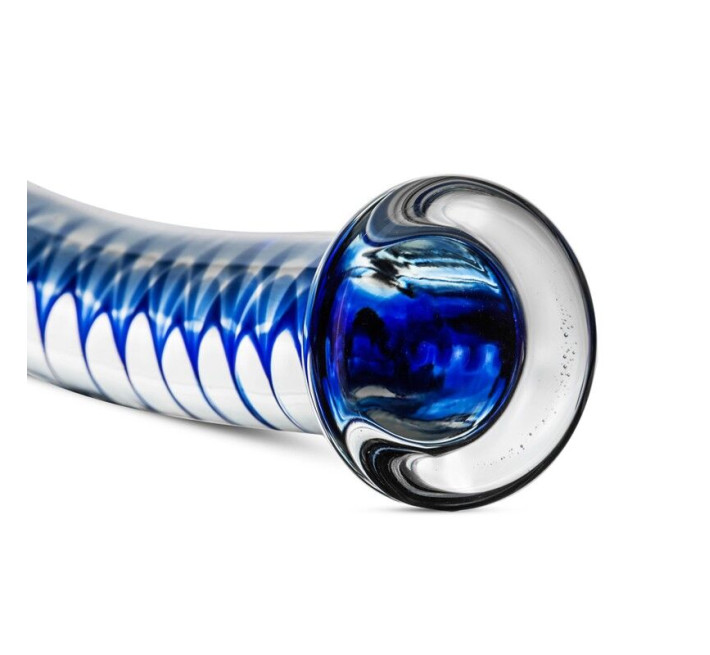 Скляний дилдо Gildo Glass Dildo No. 4, для точки G та простати