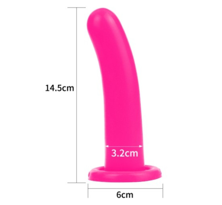 Фаллоимитатор LoveToy Holy Dong Medium 5.5 Pink