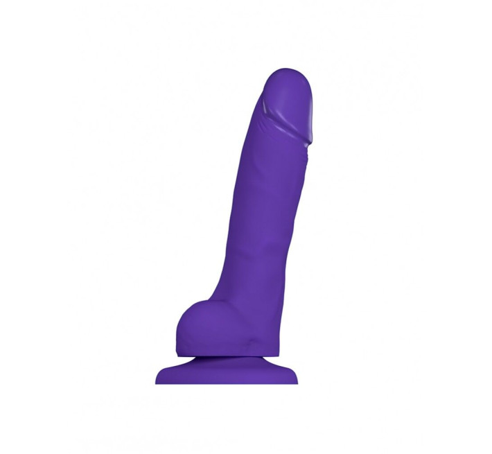Реалістичний фалоімітатор Strap-On-Me SOFT REALISTIC DILDO Фіолетовий Size S