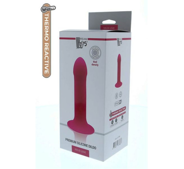 Фалоімітатор термоактивний Dreamtoys Solid Love 7Inch Рожевий