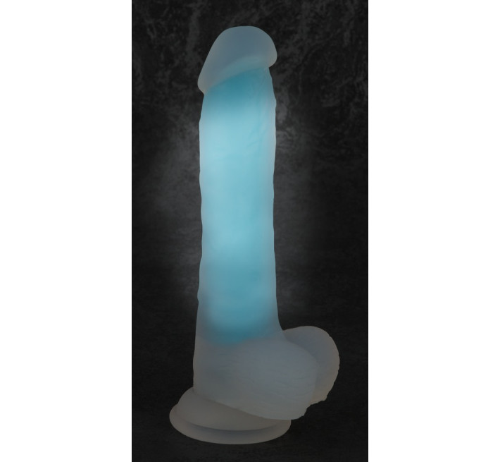Фаллоимитатор с мошонкой You2Toys Glow in the Dark Dildo