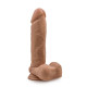 Фалоімітатор Blush З Подвійною Щільністю Au Naturel 9.5Inch Dildo Mocha Тілесний