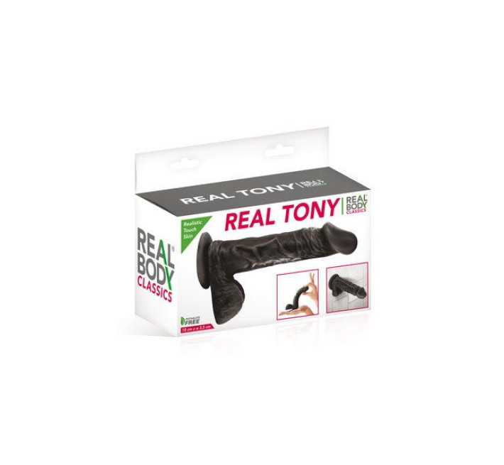Фаллоимитатор Real Body Real Tony Черный