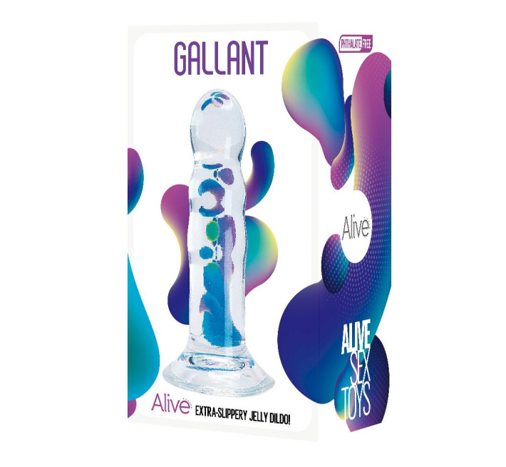 Прозрачный фаллоимитатор Alive Gallant Jelly Dildo