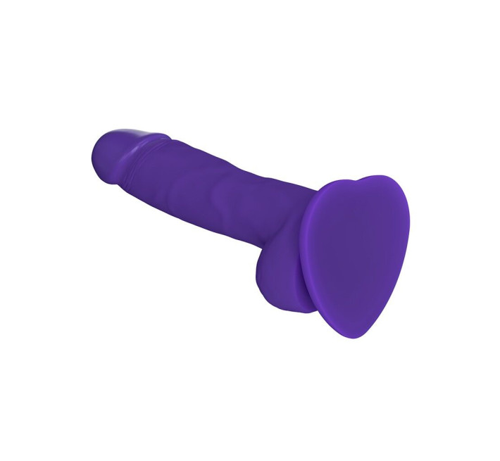 Реалістичний фалоімітатор Strap-On-Me SOFT REALISTIC DILDO Фіолетовий Size S