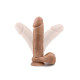 Фалоімітатор Blush З Подвійною Щільністю Au Naturel 9.5Inch Dildo Mocha Тілесний
